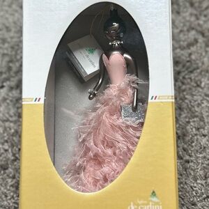 De Carlini Gold and White Ornament